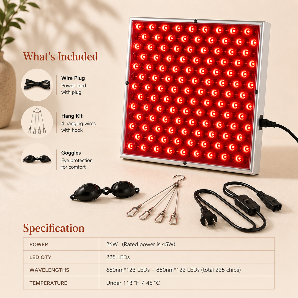 Solara Restore™ Red + Near-Infrared Light Panel